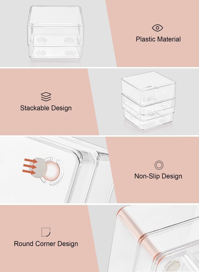 SMARTAKE 37 PCS Clear Drawer Organizers Set - Image 5